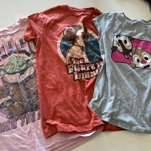 Disney bundle of 3 shirts